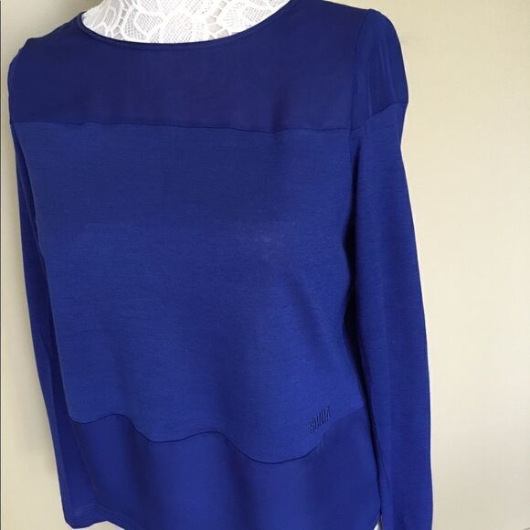 Sonia Rykiel top. Wool and chiffon. New. - Picture 6 of 6